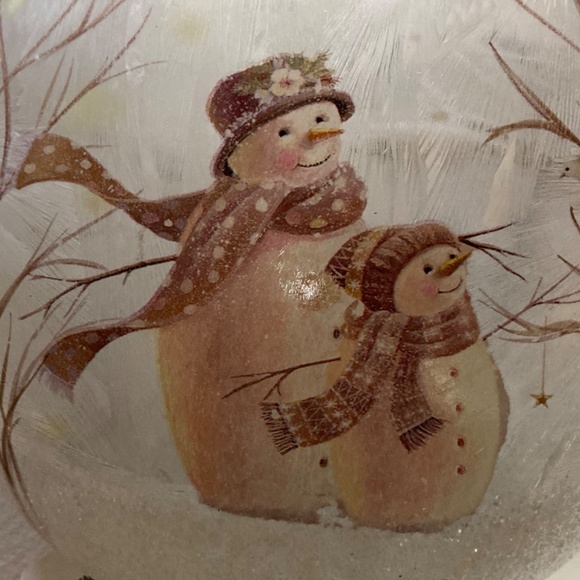 New  Winter Small Snowman / Mini Lights Inside - Picture 6 of 11